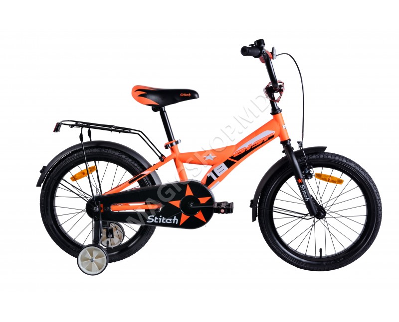 Bicicleta Aist Stitch 18" portocaliu